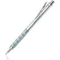 Pentel Graphgear 1000, Blå, Sølv, Metall, Gummi, 0,7 mm, Rund, 1 stykker