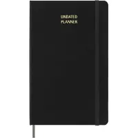 Adlibris Kalender Udatuert Classic Hard WeekNote Large Svart Moleskine