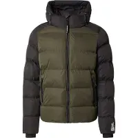 Superdry for man. M5011903A Quilted Hooded Jacket black, green (M), Casual, Recycled Polister, Sustainable