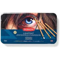 Derwent Lightfast 72 stk tin, oliebaseret farveblyant