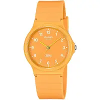 Casio MQ-24B-9BEF herreklokke, vanntett, kvarts, oransje