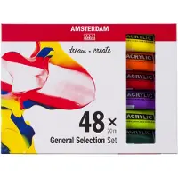 Amsterdam Standard Series akrylmaling standard utvalg | 48 stk