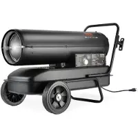 Vevor Parafin/Diesel Tvungen Luftvarmer, 100 000 Btu Torpedo Romvarmer, Bærbar med Termostatkontroll, 38L Tank Effektiv Innendørs/Utendørs Parafinvarmer For Hjem, Arbeidsplass, Industri, Verksteder, S