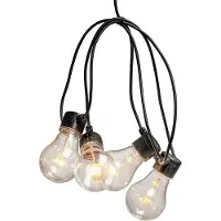 Konstsmide Lyslenke 10 stk. LED-pærer amber 24v/IP44