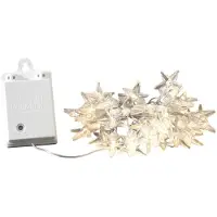 Konstsmide 3760-103, 40 lamper, LED, Varm hvit, Utendørs, Gjennomsiktig, Akryl