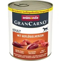 Animonda GranCarno Økonomipakke Adult 24 x 800 g - Fjærkrehjerter