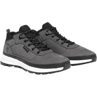 Timberland for man. TB1A2A230331 Field Trekker leather shoes grey (44), Flat, Laces, Casual