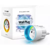 Fibaro Wall Plug Type E - Smartplugg - trådløs - Z-Wave Plus - 868.42 MHz, 869.85 MHz, 908.4 MHz, 916 MHz, 921.4 MHz, 919.8 MHz, 869 MHz