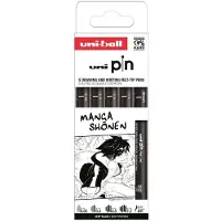 Uniball Uni Pin Manga 302422078 Tusjpenn 5 Enheter