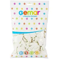 GoDan S.A Balloon G90 pastel 10 white/100 pcs G90/BI/01