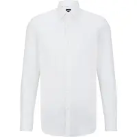 BOSS H-hank Kent Slim Fit Skjorte Med Lange Ermer