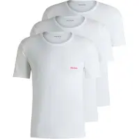 HUGO for man. 50493972 Pack 3 white cotton vests (XXL), Casual, Homewear, Short sleeve