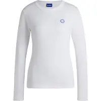 HUGO Daliria 10258980 Blue Langarmet T-skjorte