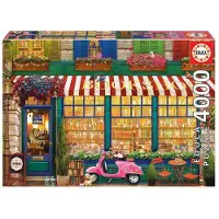 Educa Puslespill - 4000 Brikker - Vintage Bookshop - - OneSize - Puslespill