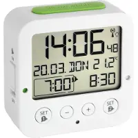 TFA-Dostmann 60.2528.02 Digital Vekkerklokke