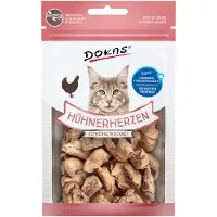 Dokas frysetørkede kyllinghjerter - Økomomipakke: 4 x 15 g
