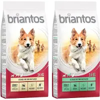 Briantos Adult Lam & Ris - Økonomipakke: 2 x 14 kg