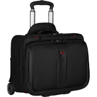 Wenger Patriot 2-delers forretningssett med Comp-U-Roller – Svart