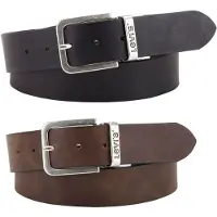 Levis Accessories for man. 77134-2086 Brown Reversible Core leather belt (100 cm), Casual