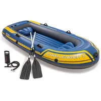 Intex 68370NP, Reise / Rekreasjon, Oppblåsbar Båt, Flerfarget, PVC, 3 person(er), 320 kg