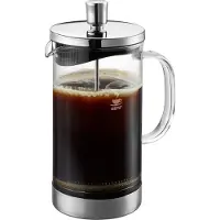 GEFU 16191, Fransk Presse, 1 l, Gjennomsiktig, Borosilikatglass, Rustfritt stål, 103 mm, 150 mm
