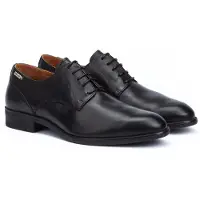 Pikolinos for man. M7J-4187 Bristol leather shoes M7J-4187 black (47), 1 to 3 cm, Laces, Classic