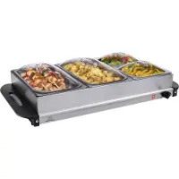 Tristar BP-6285 Buffetserver - 300 W - 230 V - 50/60 Hz - Rustfritt stål - Rustfritt stål - Rustfritt stål (BP-6285)