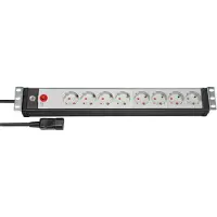 Brennenstuhl 1156057128 8-veis Strømskinne For Rack 3 M