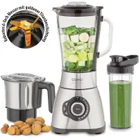 Caso B1800, Bord juicepresse, 1,75 l, Pulsfunksjon, Isknusing, 1800 W, Rustfritt stål, Gjennomsiktig