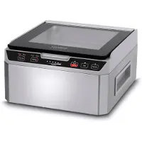 Caso VacuChef 40, Sort, Rustfritt stål, Glass, Rustfritt stål, Berøringskontroll, GS/CE, 280 W, 220 - 240 V