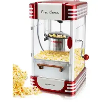 Emerio popcornmaskin, non-stick belegg, 50g kapasitet.