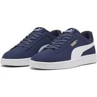 Puma Smash 3.0 Buck Sneakers Unisex, Shoes, Navy/White/Gold, 39