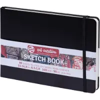Art Creation Sketchbook Black 14.8 x 21 cm, 140 g, 80 sheets