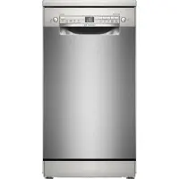 Bosch Serie 2 SPS2HMI42E, Frittstående, Slimline (45 cm), Rustfritt stål, 10 kuverter, C, 46 dB