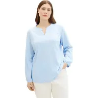 Tom Tailor Vertical Stripe Plus Langermet Bluse
