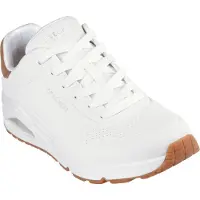 SKECHERS for man. 183004 Uno Suited On Air Sneakers white (43), Flat, Laces, Casual