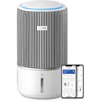Philips PureProtect Water 3400 Series Smart 2-i-1-luftrenser og -fukter AC3420/10