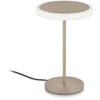 Knapstein LED-bordlampe Tilda, sandmetallisk, bevegelseskontroll