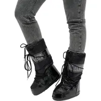 Moon Boot for woman. 80D1401680 Icon Glance Boots black (39/41), Flat, None, Casual, Snow