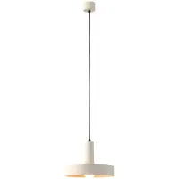 LEDS-C4 Keops 1 LED-pendellampe, matt hvit, Ø 28 cm, aluminium