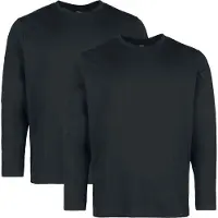 Urban Classics Basic Langarmet T-skjorte 2 Enheter