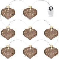 Sirius Home Millie Garland, Kjede, Brun, 8 ampuller, Batteri, AA, 1300 mm