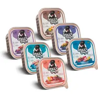 Doggy Dog Adult 6 x 150 g - Mix-pakke (6 varianter)