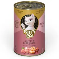 Kitty Cat Adult Pate 24 x 400 g - Kalkun og reker