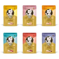Kitty Cat Økonomipakke Filet in Paté mix-pakke 24 x 85 g - Variasjoner av kylling (6 varianter)