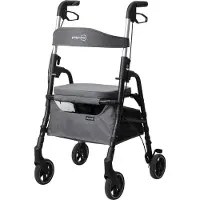 Playmarket W4 rollator / shoppingvogn - GråUtendørs rollatorer