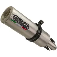 Gpr Exhaust Systems M3 Yamaha Mt-07 21-22 Stainless Steel Homologert Komplett Linjesystem