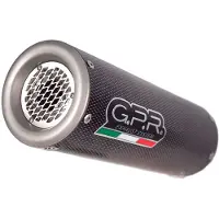 Gpr Exhaust Systems M3 Poppy Ducati Monster 1200 S/r 17-20 Ref:e4.d.128.cat.m3.pp Stainless Steel Slip On Homologert Lyddemper
