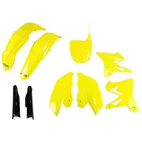 Ufo Yamaha Yz 125/250 2005-2007 Restyling Yakit327f-101 Fork Protectors & Plastsett