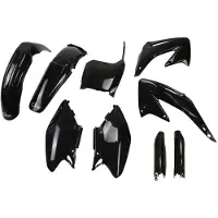 Ufo Honda Cr 125/250 2002-2003 Hokit101f-001 Fork Protectors & Plastsett
